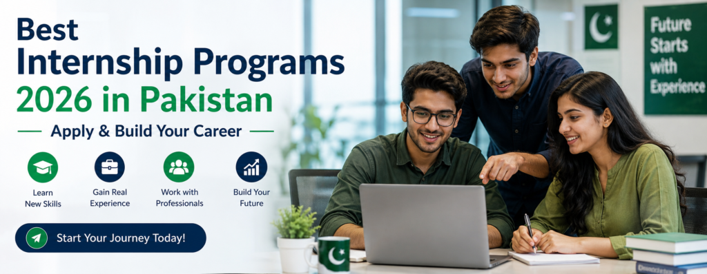 Best Internship Programs 2026 in Pakistan | Apply & Build Your Career