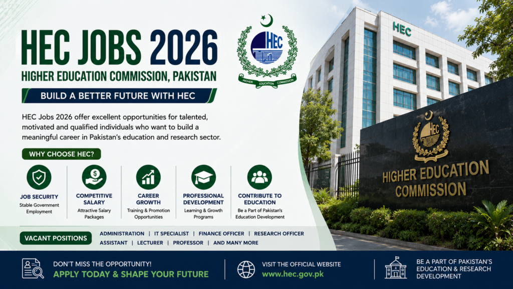 HEC Jobs 2026: Your Ultimate Guide to University & Research Careers in Pakistan