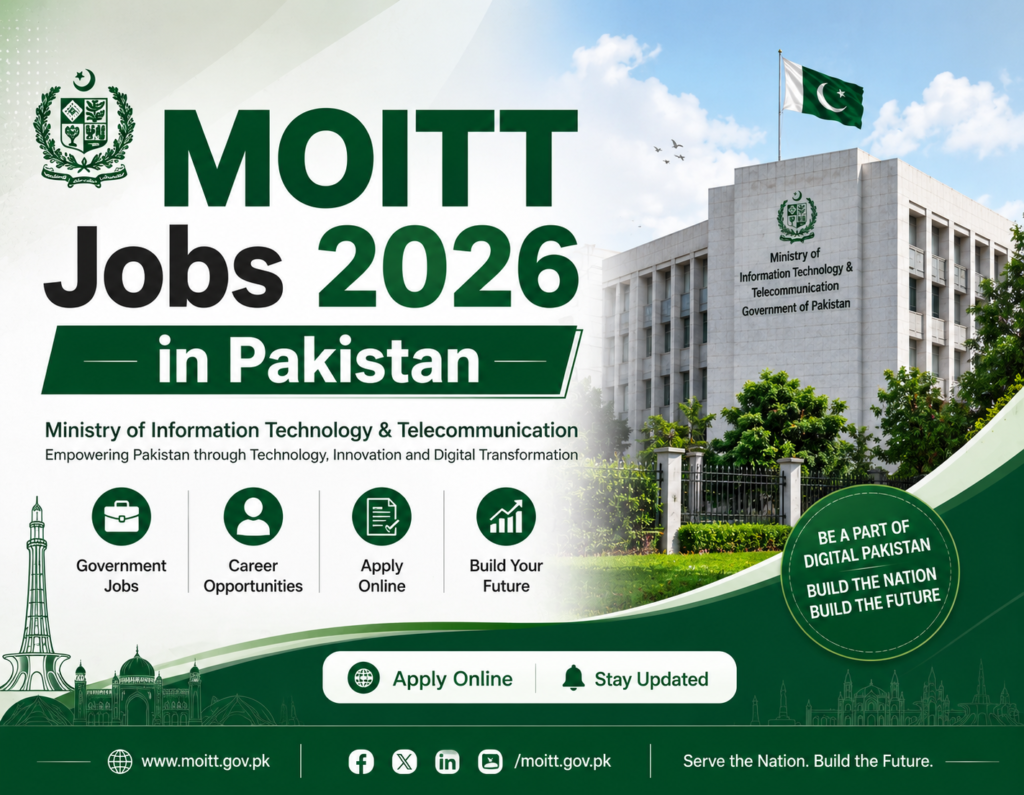 MOITT Jobs 2026 in Pakistan – Apply Online for Latest Vacancies