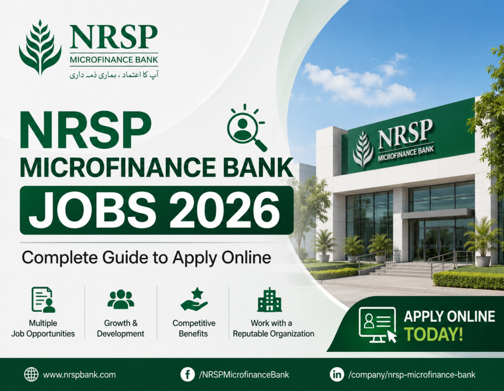 NRSP Microfinance Bank Jobs 2026 – Complete Guide to Apply Online